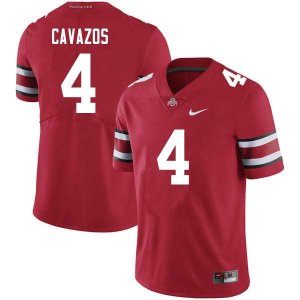 Men's Ohio State Buckeyes #4 Lejond Cavazos Scarlet Nike NCAA College Football Jersey November UFC6744KS